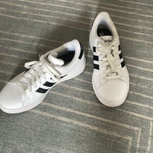 Adidas White and Black Classic Sneakers